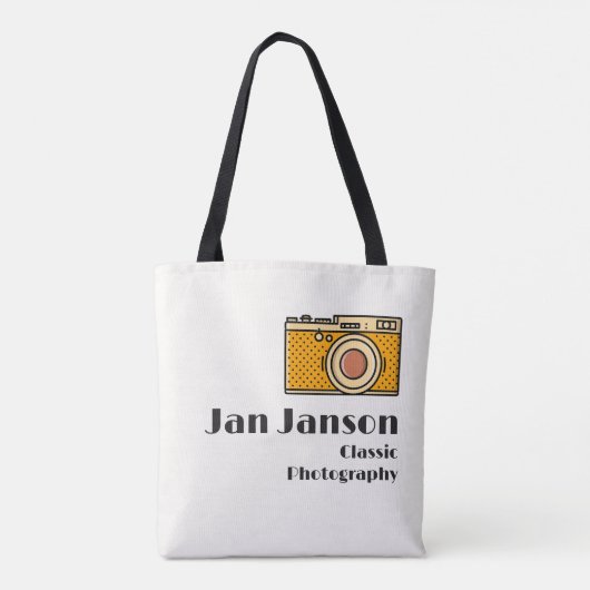 Jan Janson Classic Fotografy (oder Ihr Name) Tasche (Rückseite)