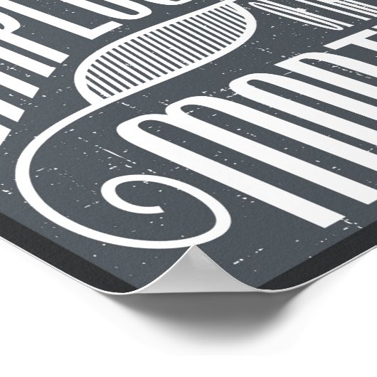 JAN-JUN Mitarbeiter des Monats Foto-Display Poster (Ecke)