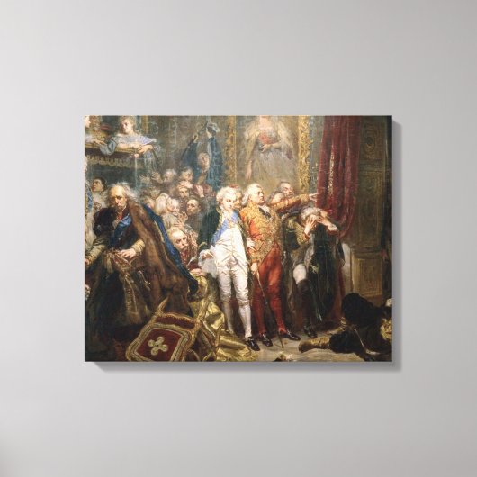 Jan Matejko Rejtan oder der Niedergang Polens Leinwanddruck (Vorderseite)