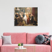 Jan Matejko Rejtan oder der Niedergang Polens Leinwanddruck (Insitu (Wohnzimmer))