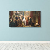 Jan Matejko Rejtan oder der Niedergang Polens Leinwanddruck (Insitu (Holzboden))