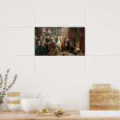 Jan Matejko Rejtan oder der Niedergang Polens Poster (Küche)