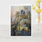 Jan Milic von Kromeriz, Mucha Karte (Gelbe Blume)