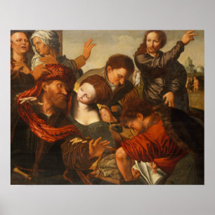 Jan Sanders van Hemessen - Der Ruf Matthews Poster