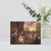 Jan Steen-Garden-Party Postkarte (Stehend Vorderseite)