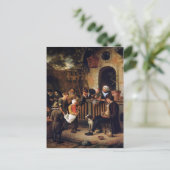 Jan Steen- Little Collector Postkarte (Stehend Vorderseite)
