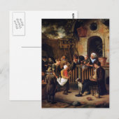 Jan Steen- Little Collector Postkarte (Vorne/Hinten)
