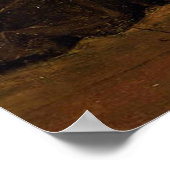 Jan Steen: Selbstportrait als Leutnist Poster (Ecke)