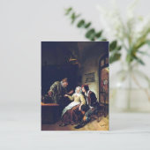Jan Steen - Wahl zwischen Richtigkeit und Jugend Postkarte (Stehend Vorderseite)