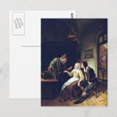 Jan Steen - Wahl zwischen Richtigkeit und Jugend Postkarte (Vorne/Hinten)