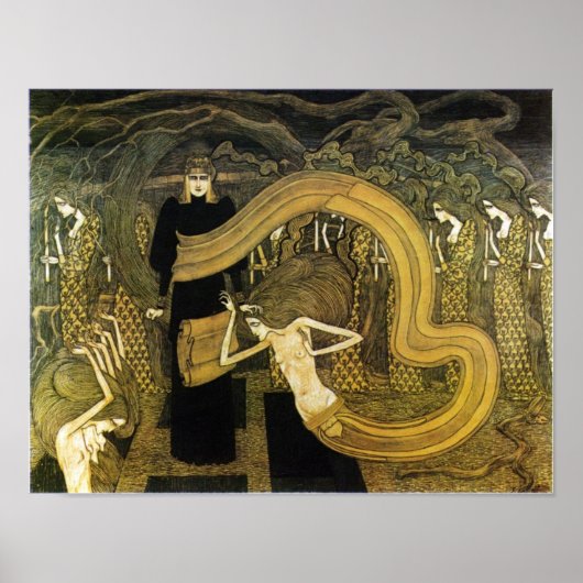 Jan Tooroop ~ Fatalism Art Nouveau poster (Vorne)