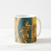 Jan Toorop Art Nouveau Zwei stilisierte weibliche Kaffeetasse (VorderseiteRechts)