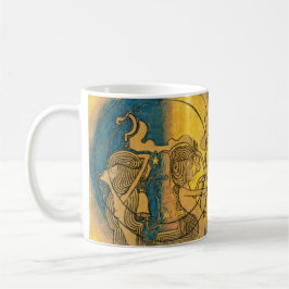 Jan Toorop Art Nouveau Zwei stilisierte weibliche Kaffeetasse