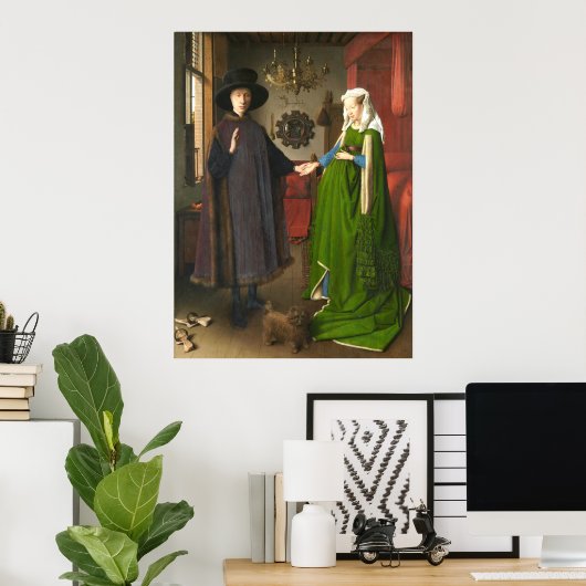 Jan van Eyck Arnolfini Portrait Poster (Heimbüro)