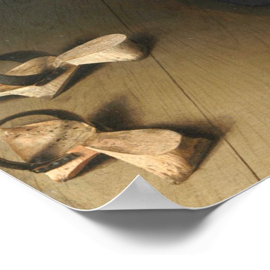 Jan van Eyck Arnolfini Portrait Poster (Ecke)