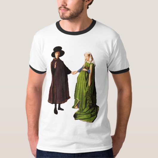 Jan van Eyck: Arnolfini Wedding T-Shirt (Vorderseite)