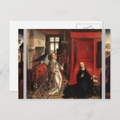 Jan van Eyck - Die Ankündigung Postkarte (Vorne/Hinten)