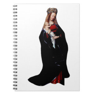 Jan van Eyck - Die Madonna in der Kirche Fine Art Notizblock