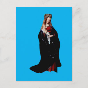 Jan van Eyck - Die Madonna in der Kirche Fine Art Postkarte