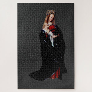 Jan van Eyck - Die Madonna in der Kirche Fine Art Puzzle