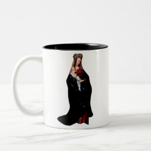 Jan van Eyck - Die Madonna in der Kirche Fine Art Zweifarbige Tasse