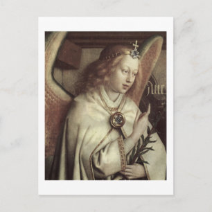 Jan van Eyck Engel, Genter Altar Feine Vintage Postkarte