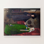 Jan Van Eyck - Giovanni Arnolfini und seine Braut Puzzle (Horizontal)