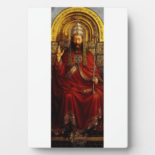 Jan van Eyck Gott der Vater auf dem Thron Feine Ku Fotoplatte