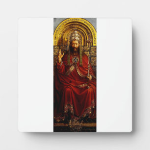 Jan van Eyck Gott der Vater auf dem Thron Fine Art Fotoplatte