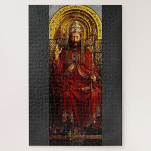 Jan van Eyck Gott der Vater auf dem Thron Fine Art Puzzle