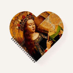 Jan van Eyck - Jungfrau Maria Fine Art Sammlung Notizblock