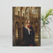 Jan van Eyck - Madonna in der Kirche Einladung (Stehend Vorderseite)