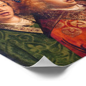 Jan van Eyck Singing angels Gent altarpiece Poster (Ecke)