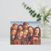 Jan van Eyck Singing angels Gent altarpiece Postkarte (Stehend Vorderseite)