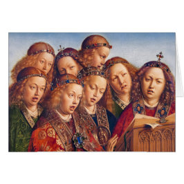 Jan van Eyck Singing Engel Gent Altarpiece Card