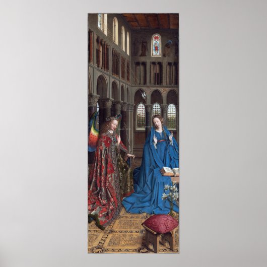 Jan van Eyck The Annunciation Poster (Vorne)