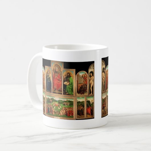 Jan. van Eyck- The Gent Altarpiece Kaffeetasse (Vorderseite Links)
