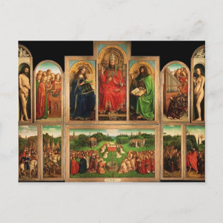 Jan van Eyck - The Gent Altarpiece Postkarte
