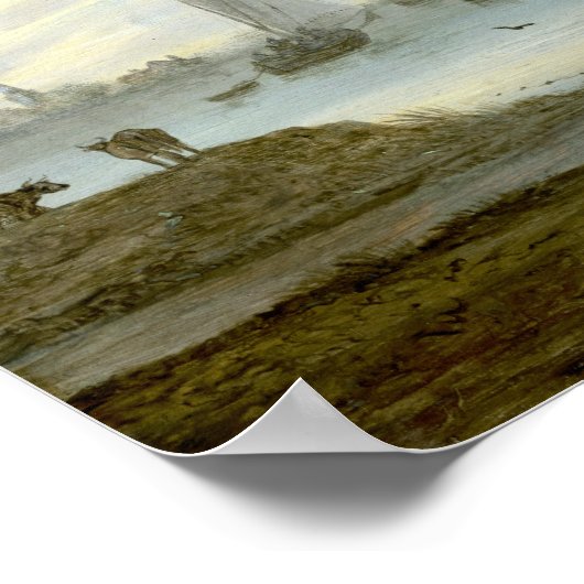 Jan van Goyen Blick auf Duurstede Castle Poster (Ecke)