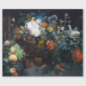 Jan van Huysum Still Life mit Blume und Obst Geschenkpapier (Flach)