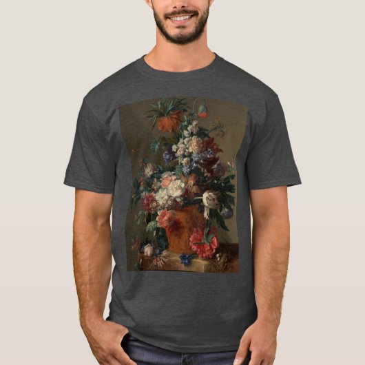 Jan van Huysum - Vase of Flowers T-Shirt (Vorderseite)