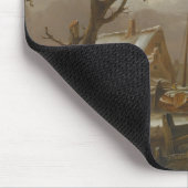 Jan van Os - Eine Winterlandschaft Mousepad (Ecke)