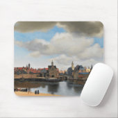 Jan. Vermeer - Ansicht über Delft Mousepad (Mit Mouse)