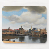 Jan. Vermeer - Ansicht über Delft Mousepad (Vorne)
