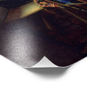 Jan Vermeer - Das Glas Wein Fotodruck (Ecke)