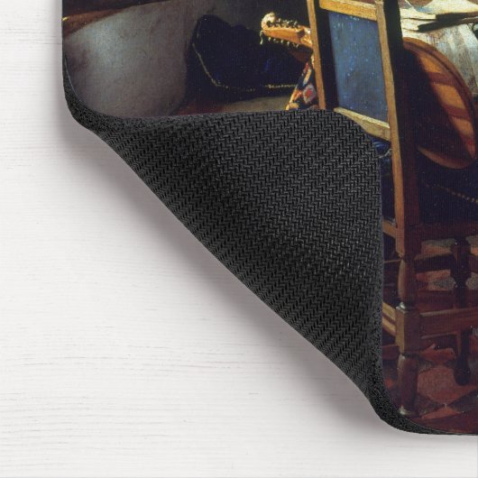 Jan Vermeer - Das Glas Wein Mousepad (Ecke)