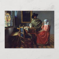 Jan Vermeer - Das Glas Wein