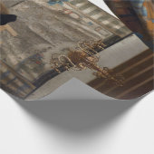 Jan Vermeer Die Kunst des Malens Geschenkpapier (Ecke)