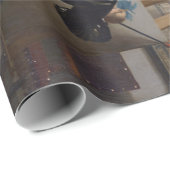 Jan Vermeer Die Kunst des Malens Geschenkpapier (Rolleneckpunkt)