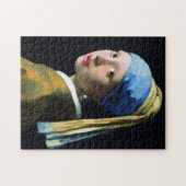 Jan Vermeer Girl mit Perle und Barockkunst Puzzle (Horizontal)